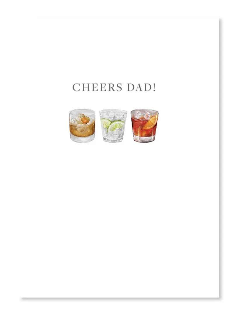 Stationery*Zjoosh Cheers Dad Card