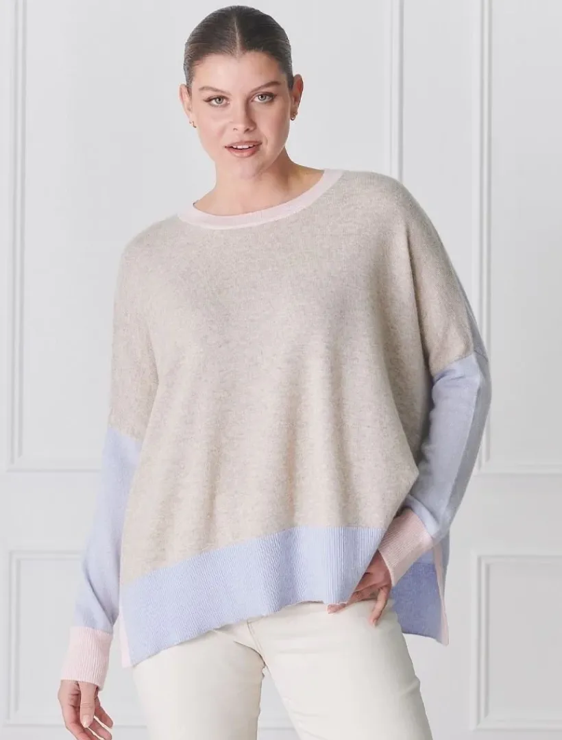 Knits And Jumpers*Zjoosh Chloe Cashmere Knit Oatmeal