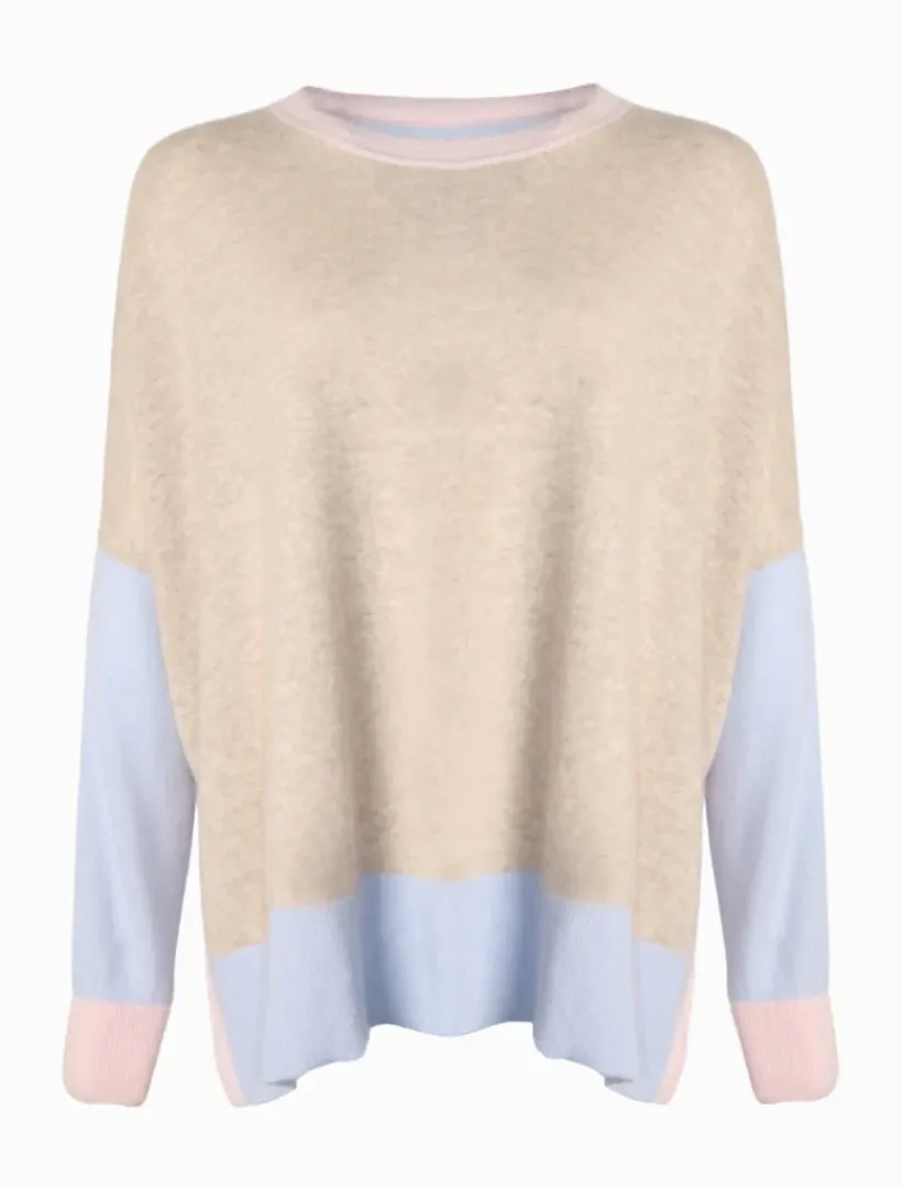 Knits And Jumpers*Zjoosh Chloe Cashmere Knit Oatmeal