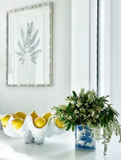Home Ornaments*3rd Party Other Clam Shell Décor 40cm White