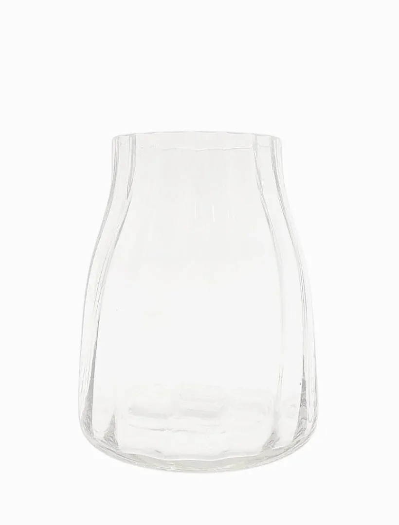 Vases & Pots*Zjoosh Classic Ribbed Vase Medium Clear