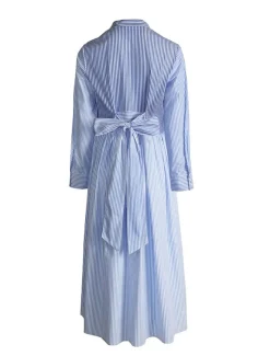 Dresses*Zjoosh Classic Stripe Tea Rose Dress - FINAL SALE Blue