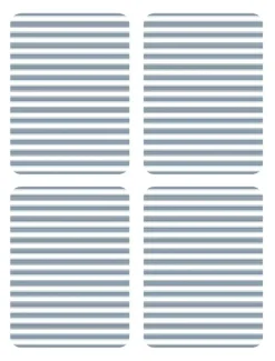Coasters & Placemats*Zjoosh Coastal Stripes Placemats (Set of 4)
