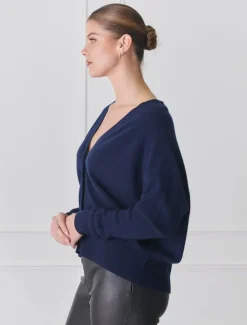 Knits And Jumpers*Zjoosh Collette Knit Cardigan Navy