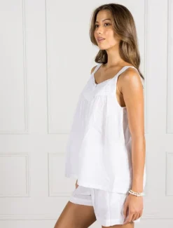 Pyjamas|Loungewear*Zjoosh Collette Pyjamas Set White