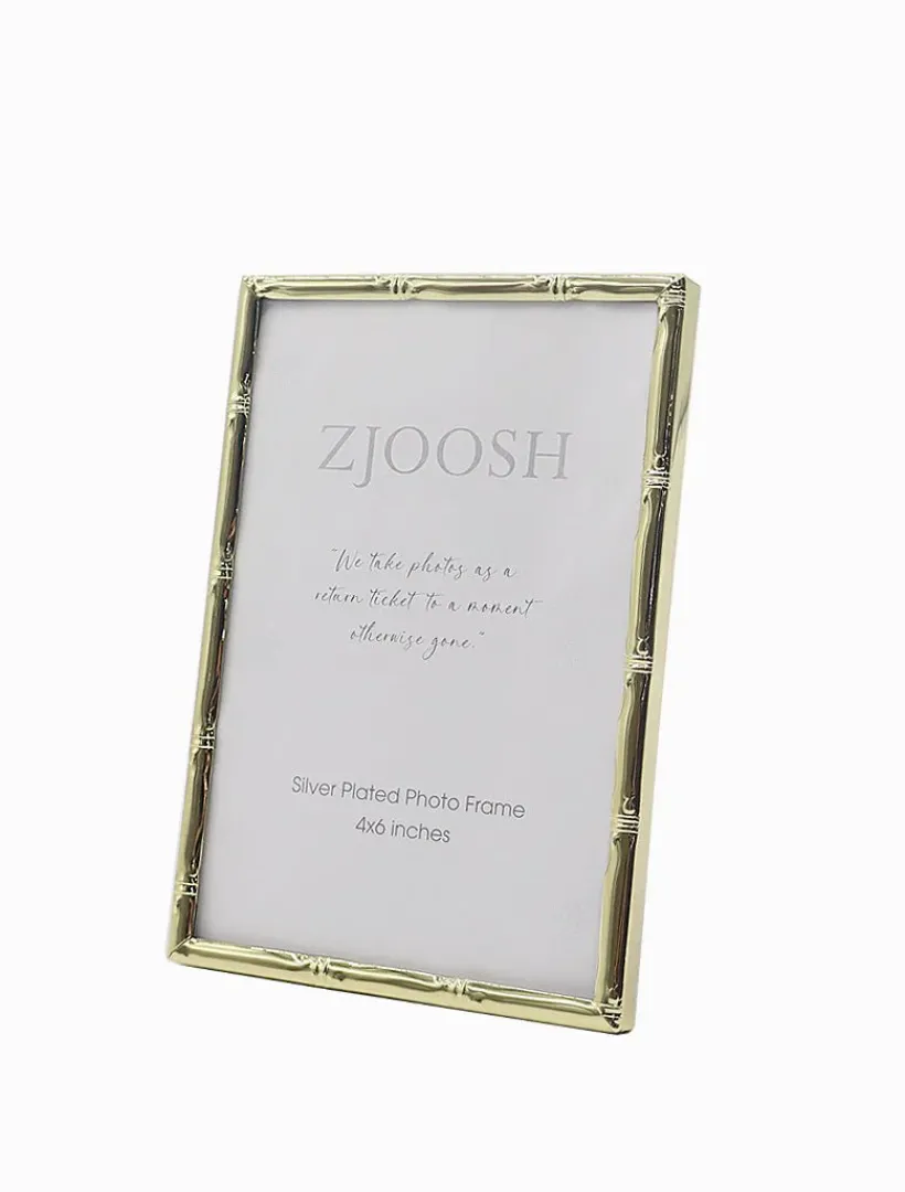 Photo Frames*Zjoosh Colonial Bamboo Photo Frame 4x6 Gold