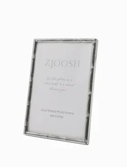 Photo Frames*Zjoosh Colonial Bamboo Photo Frame 4x6 Silver