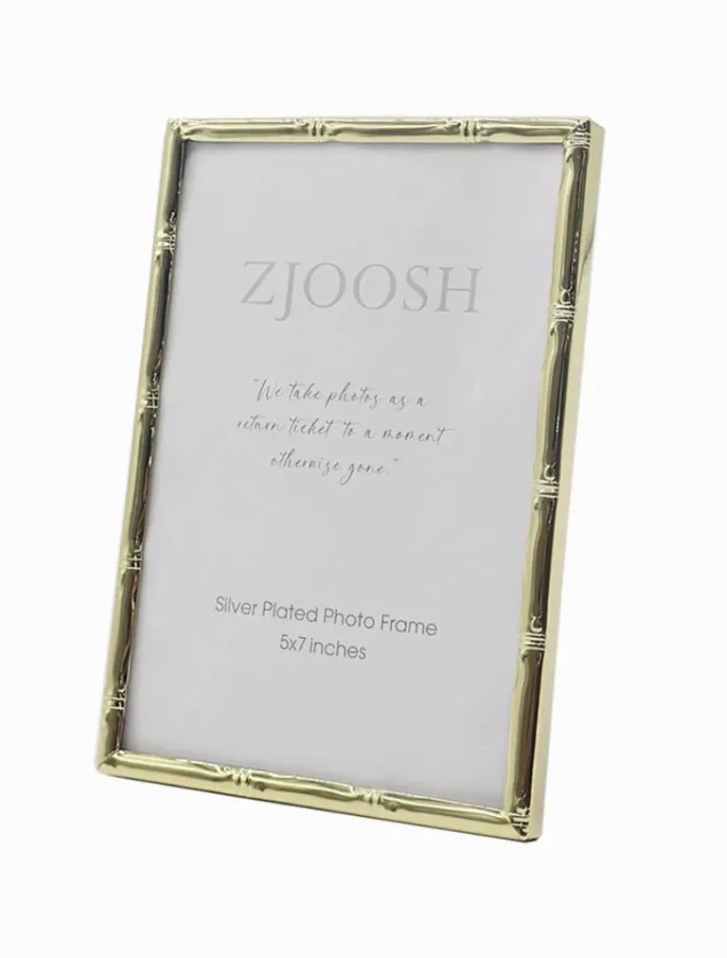 Photo Frames*Zjoosh Colonial Bamboo Photo Frame 5x7 Gold