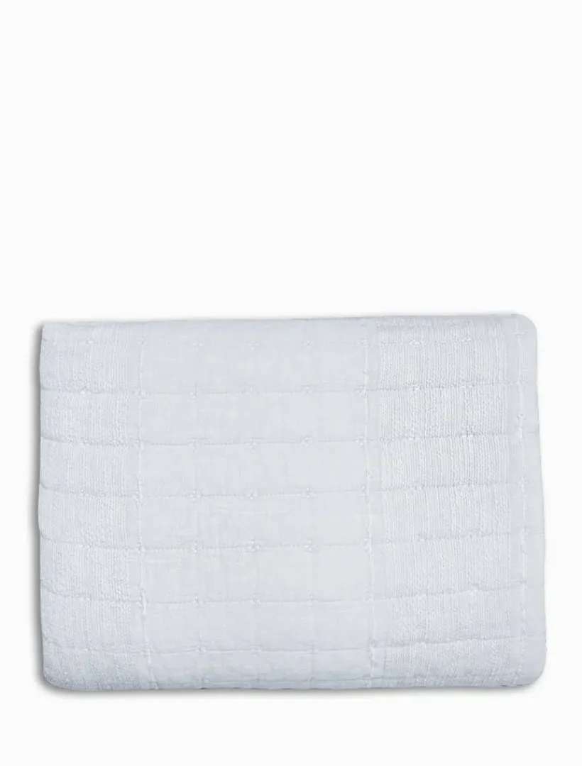 Blankets And Throws*Zjoosh Cotton Quilted Throw Blue