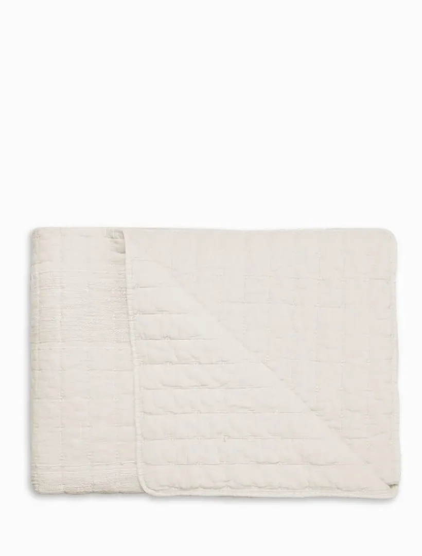 Blankets And Throws*Zjoosh Cotton Quilted Throw Natural