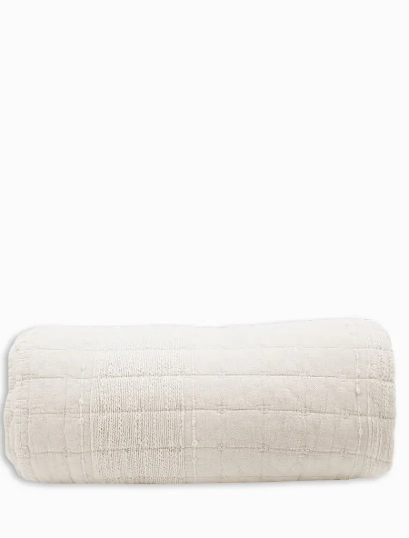 Blankets And Throws*Zjoosh Cotton Quilted Throw Natural