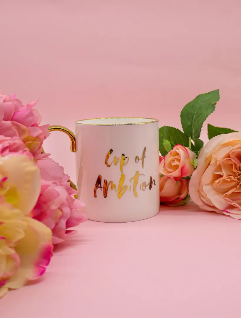 Tea Cups & Mugs*Zjoosh Cup Of Ambition Mug White