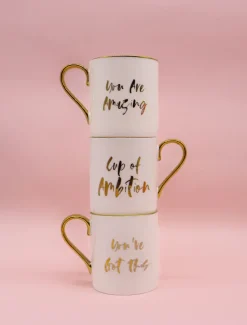 Tea Cups & Mugs*Zjoosh Cup Of Ambition Mug White