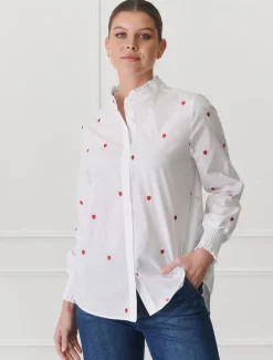 Shirts And Tops*Zjoosh Cupid Shirt White