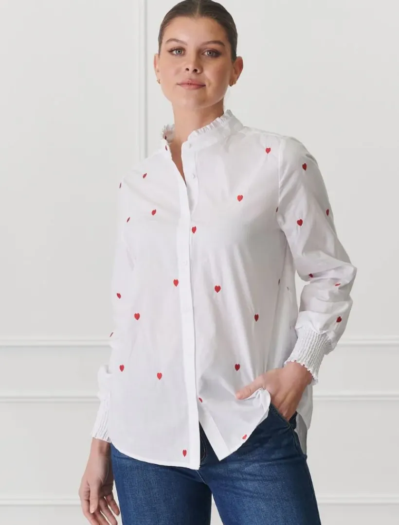 Shirts And Tops*Zjoosh Cupid Shirt White