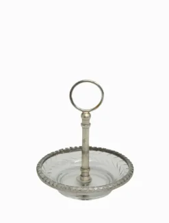 Jewellery Storage|Jewellery And Trinket Boxes*3rd Party Other Cut Glass Ring Dish with Handle