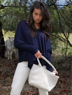 Totebags*Zjoosh Deauville Tote Ecru