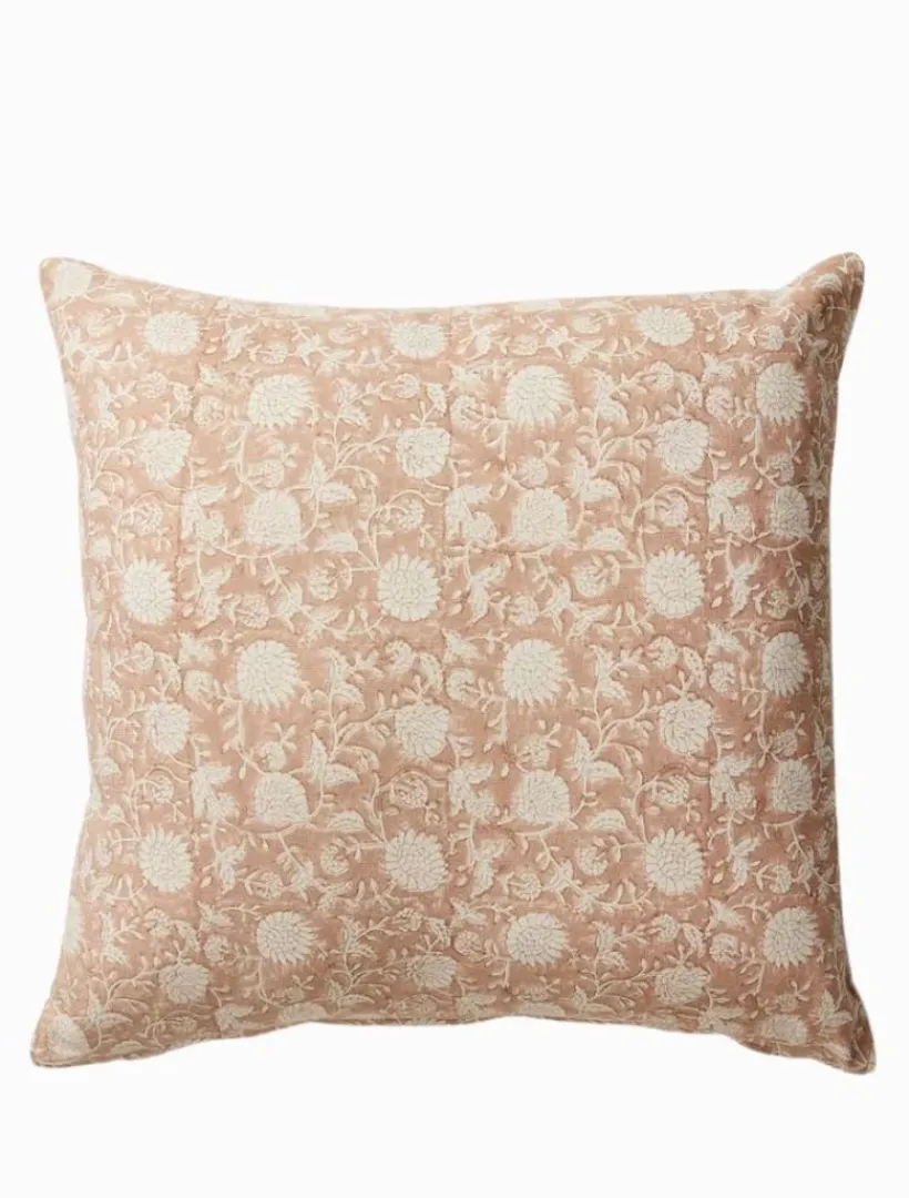 Cushions*3rd Party Other Delilah Rust Block Print Cushion 50cm x 50cm