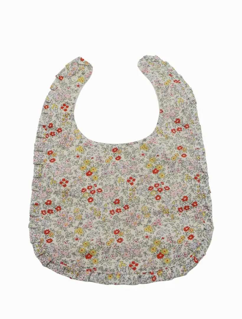 Kids*Zjoosh Ditsy Bib White