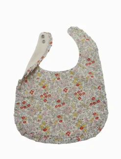 Kids*Zjoosh Ditsy Bib White