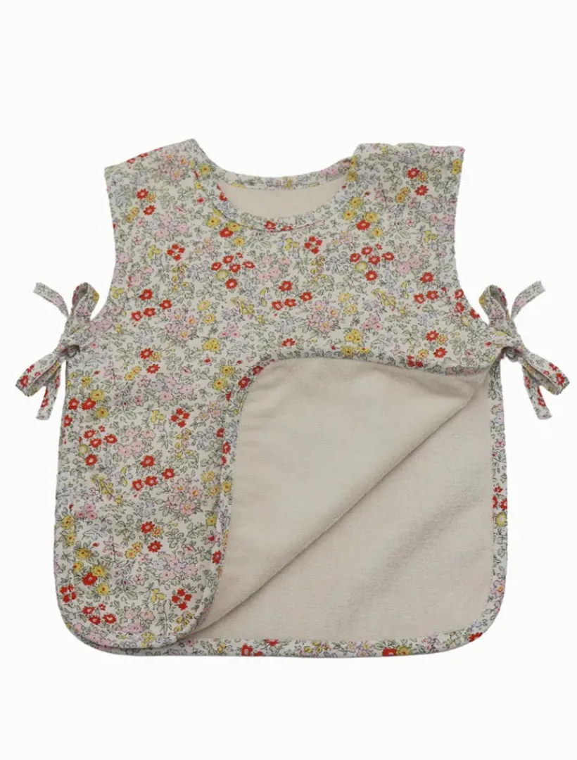 Kids*Zjoosh Ditsy Pinnie White