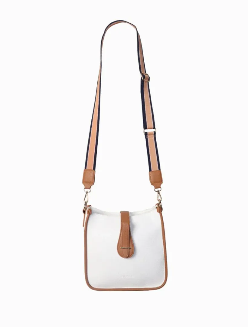 Cross Body Bags*Zjoosh Dominic Bag White Tan WhiteTan