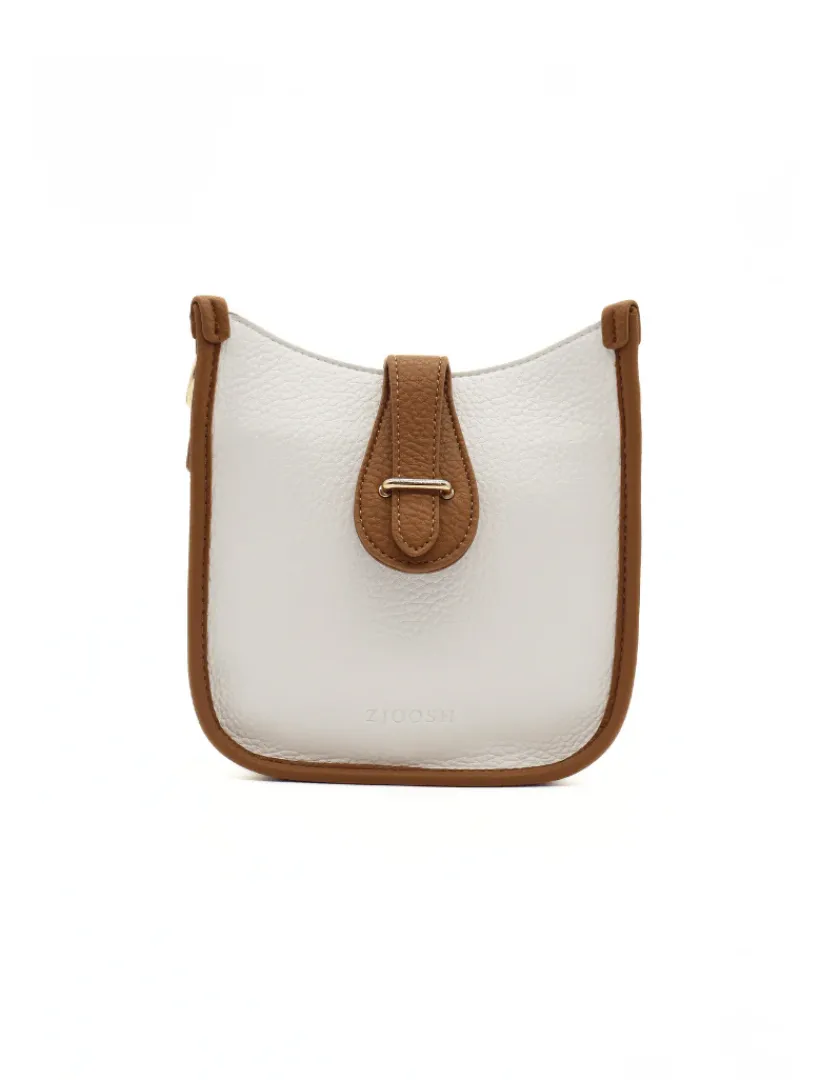 Cross Body Bags*Zjoosh Dominic Bag White Tan WhiteTan