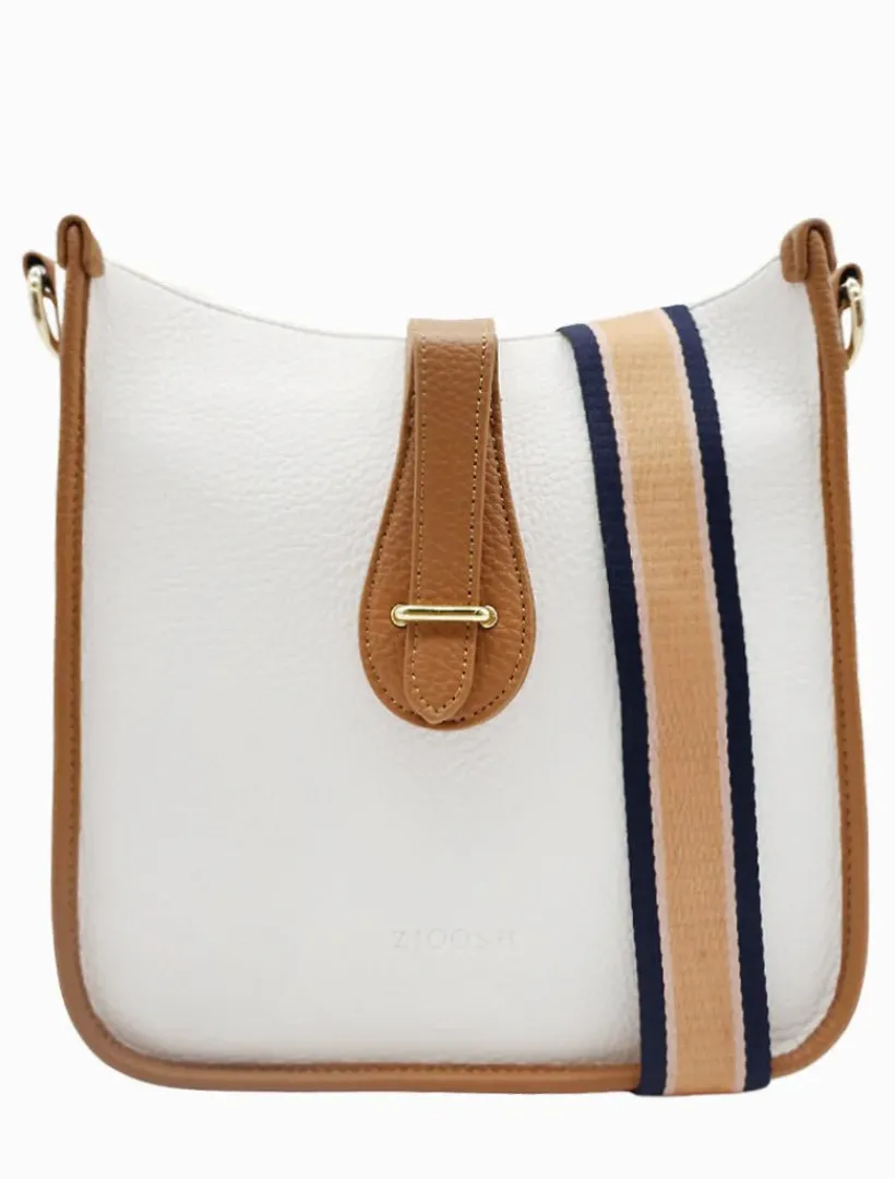 Cross Body Bags*Zjoosh Dominic Max Bag White Tan WhiteTan