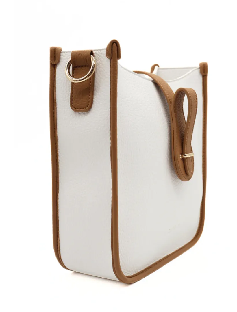Cross Body Bags*Zjoosh Dominic Max Bag White Tan WhiteTan