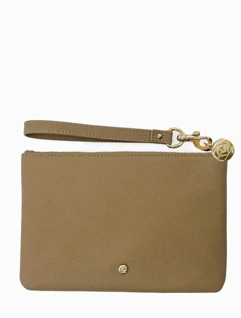 Clutches|Zjoosh Leather*Zjoosh Emerson Clutch Hazelnut