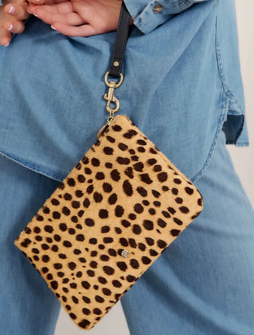 Clutches|Zjoosh Leather*Zjoosh Emerson Clutch Leopard