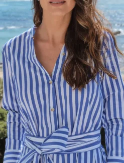 Dresses*Zjoosh Emma Striped Dress Navy