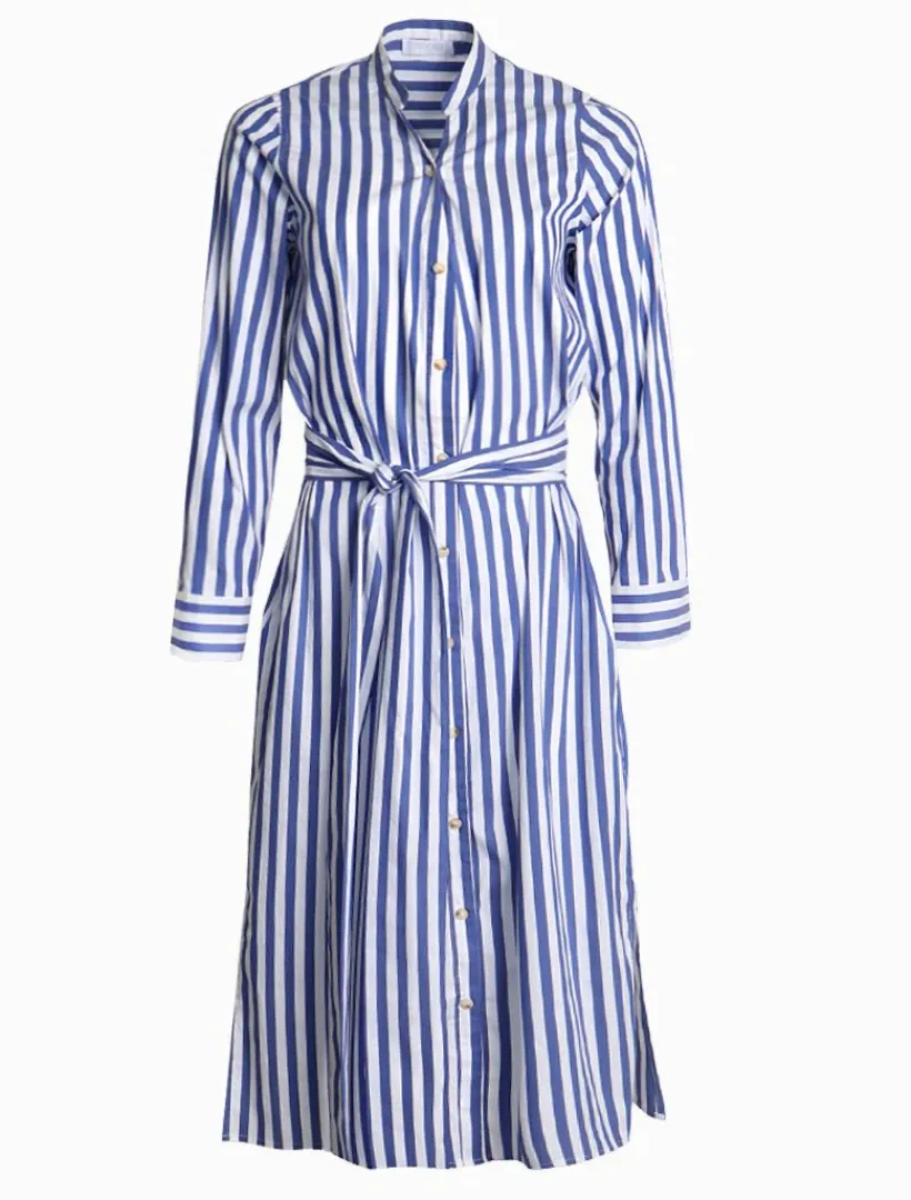 Dresses*Zjoosh Emma Striped Dress Navy