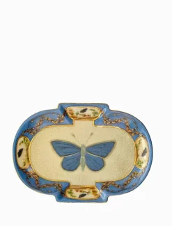 Ceramics*3rd Party Other Entomologie Dish Petit Sapphire