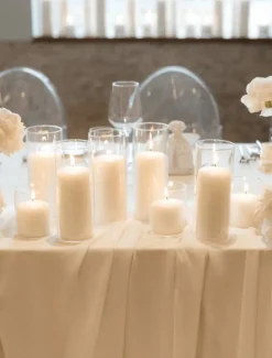 Unscented Candles*3rd Party Other Event Pillar Candle (7cm x 20cm) White