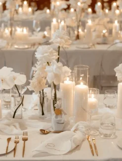 Unscented Candles*3rd Party Other Event Pillar Candle (7cm x 20cm) White