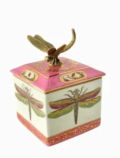 Home Ornaments|Jewellery Storage*3rd Party Other Exotico Trinket Box Libelula Pink