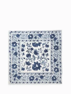 Table Linen*Zjoosh Fakistra Napkin Set of 4 45cm x 45cm Blue
