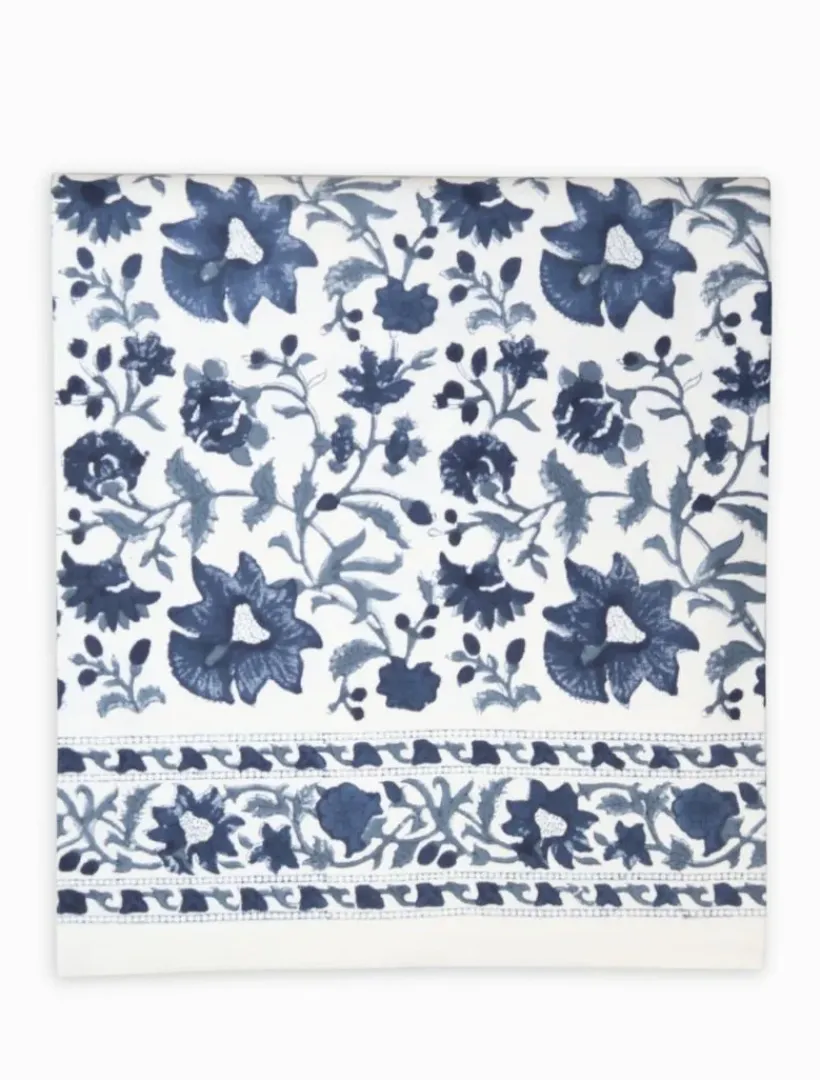 Table Linen*Zjoosh Fakistra Rectangle Tablecloth 150cm x 320cm Blue