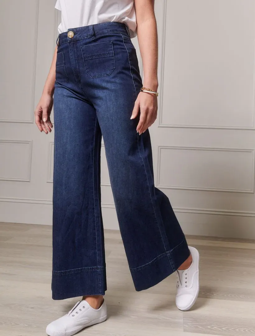 Pants*Zjoosh Farrah Denim Jean Dark Indigo DarkIndigo
