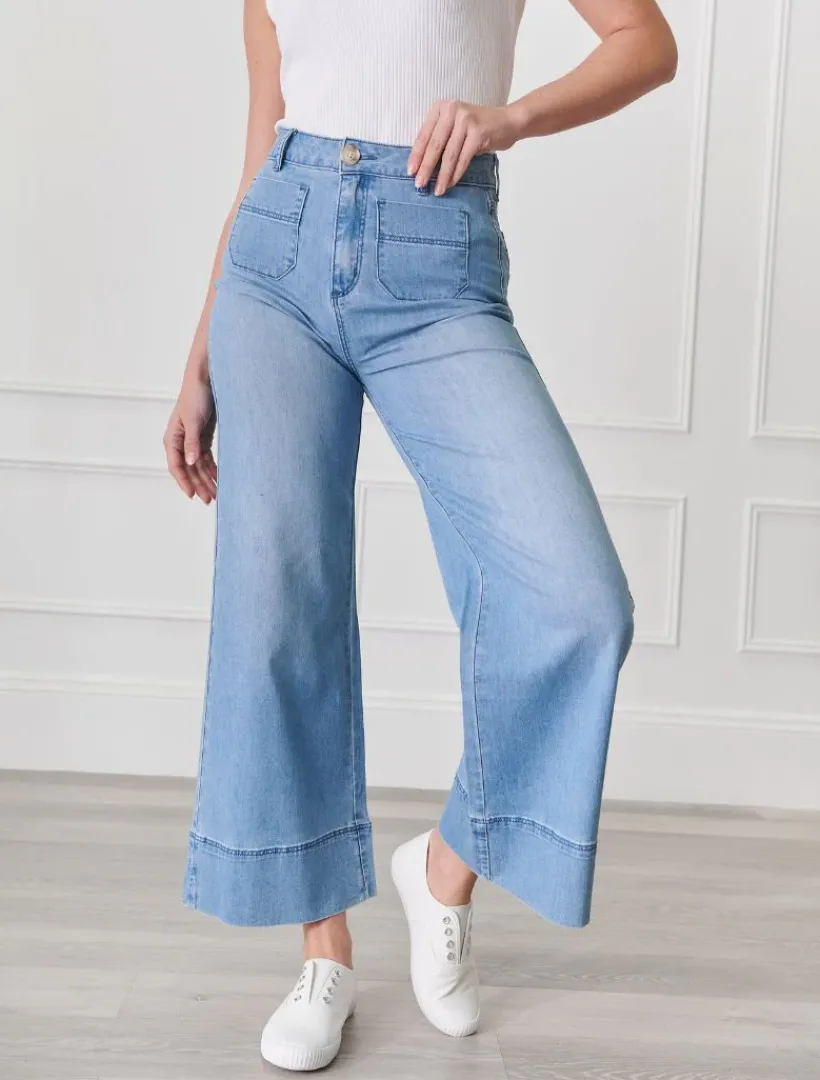Pants*Zjoosh Farrah Summer Wash Denim Jeans