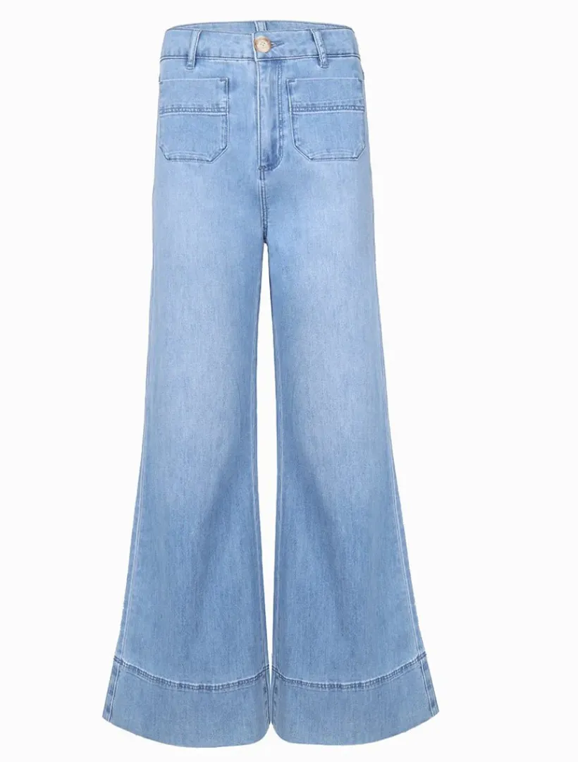 Pants*Zjoosh Farrah Summer Wash Denim Jeans