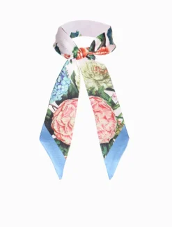 Fashion Scarves|Scarves*Zjoosh Floral Pink Narrow Scarf