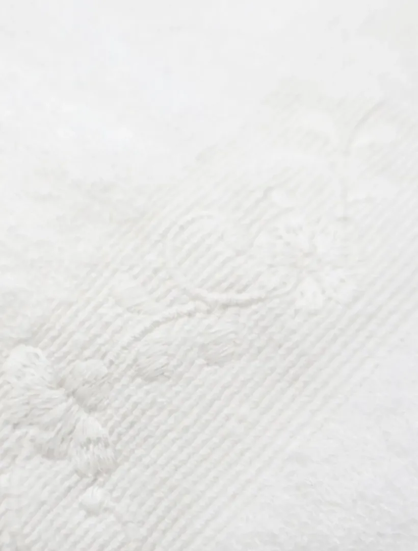 Towels*Zjoosh Flower Vine Hand Towel White