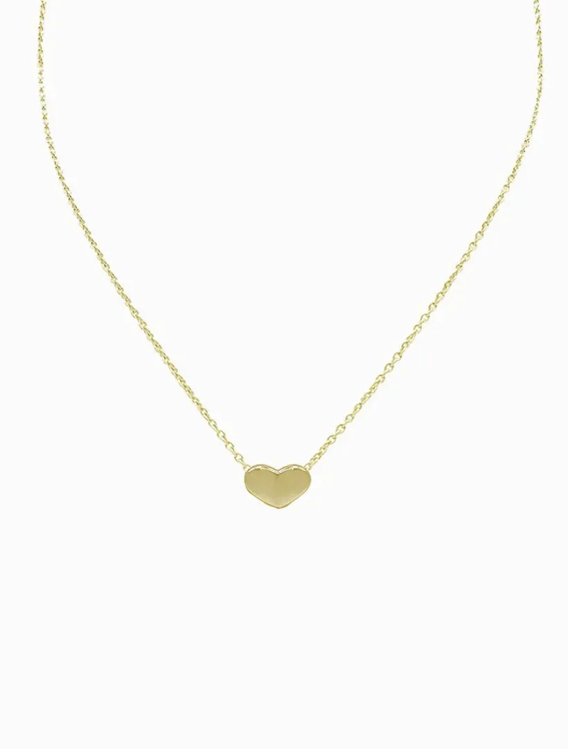 Necklaces|Gold Jewellery*Zjoosh Full Heart Necklace Gold