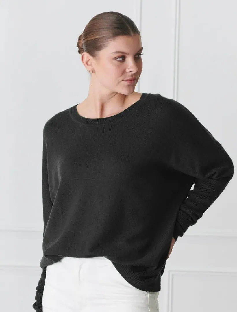 Knits And Jumpers*Zjoosh Game Day Knit Black
