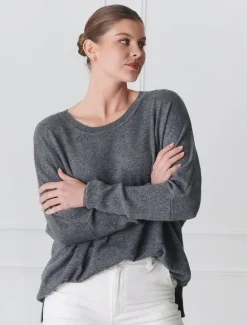 Knits And Jumpers*Zjoosh Game Day Knit Charcoal