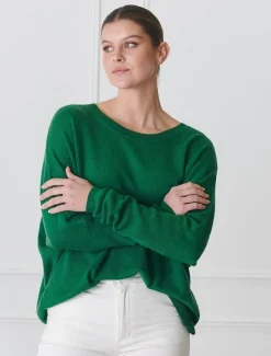 Knits And Jumpers*Zjoosh Game Day Knit Green