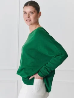 Knits And Jumpers*Zjoosh Game Day Knit Green