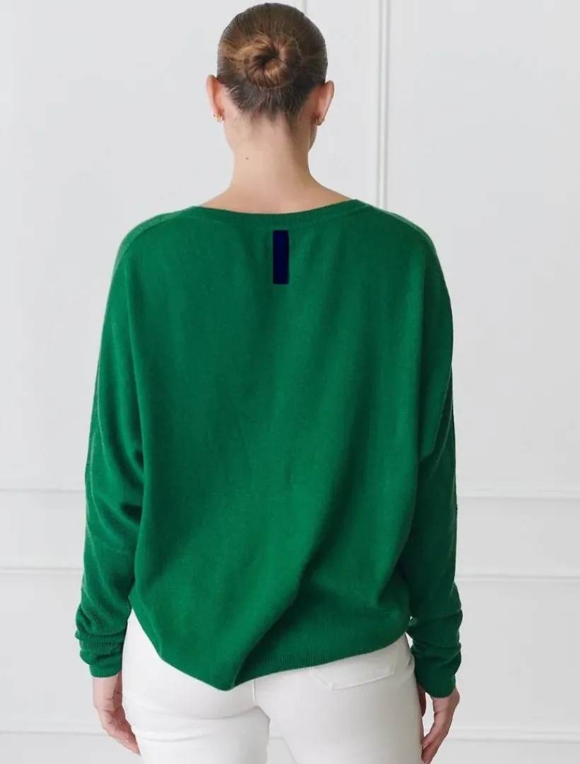 Knits And Jumpers*Zjoosh Game Day Knit Green
